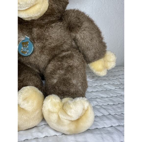 Vintage R Dakin & Co Plush Brown Monkey 1986 14” Stuffed Animal - Picture 4 of 9
